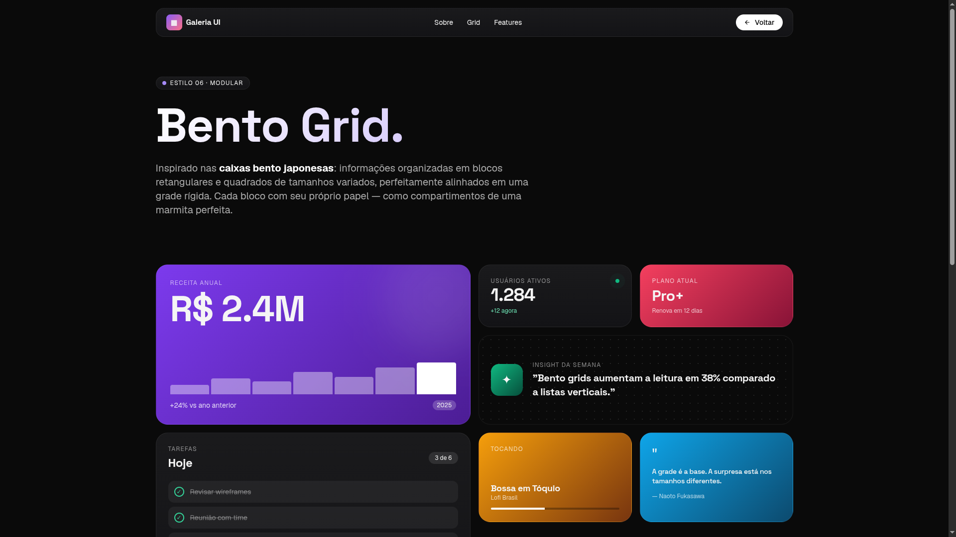 Preview Bento Grid
