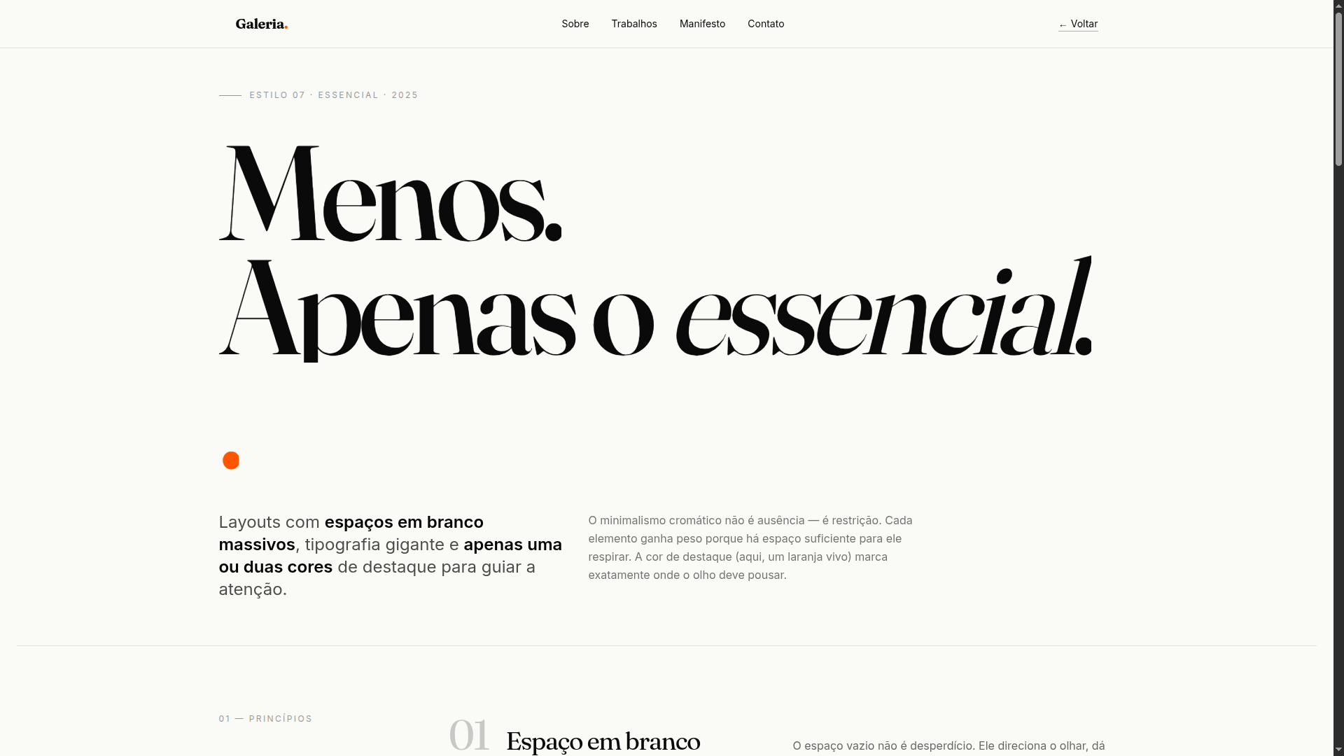 Preview Minimalismo Cromático